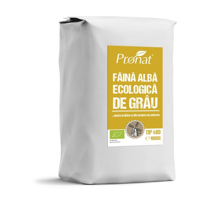 Faina alba de grau bio tip 480,