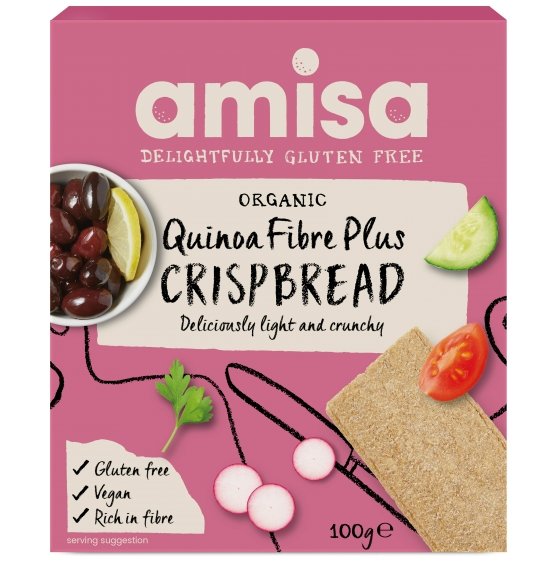 Crispbread (painici) cu quinoa Fibre Plus fara gluten