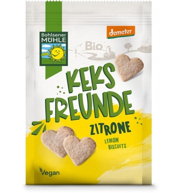 Freunde biscuiti bio cu lamaie, 125g