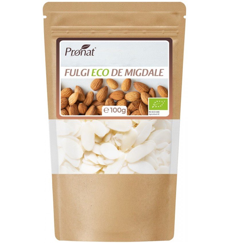 Fulgi bio de migdale 100g