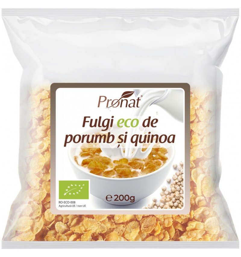 Fulgi bio de porumb si quinoa,