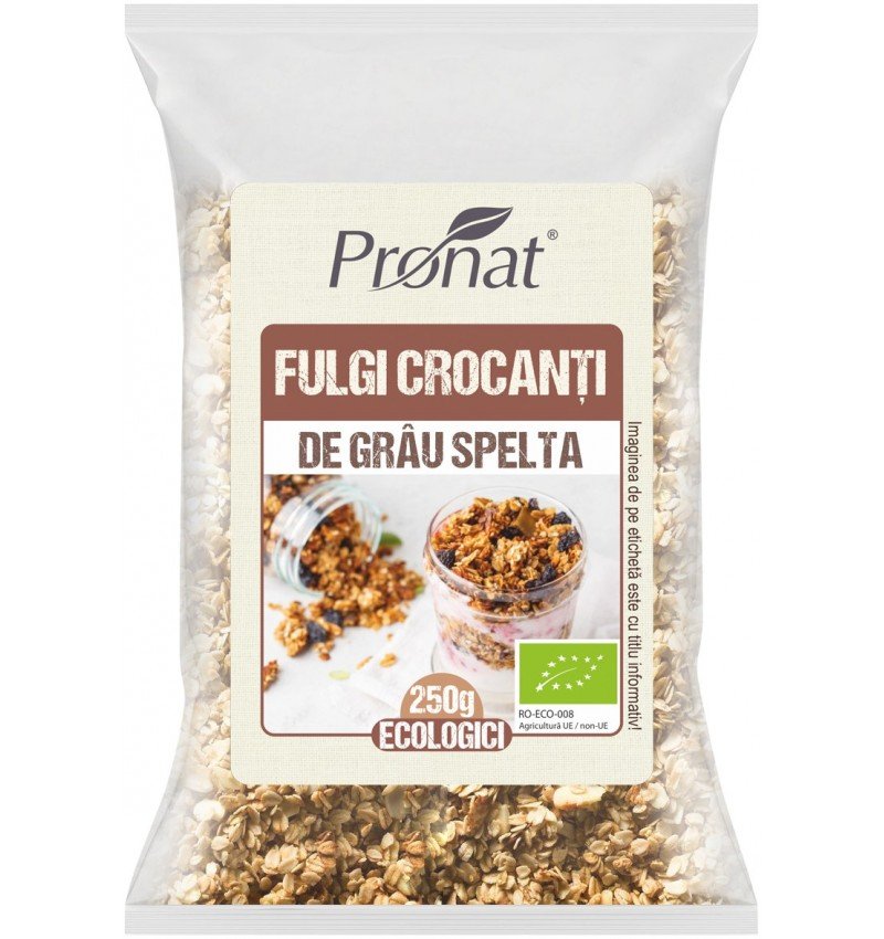 Fulgi crocanti bio de grau spelta