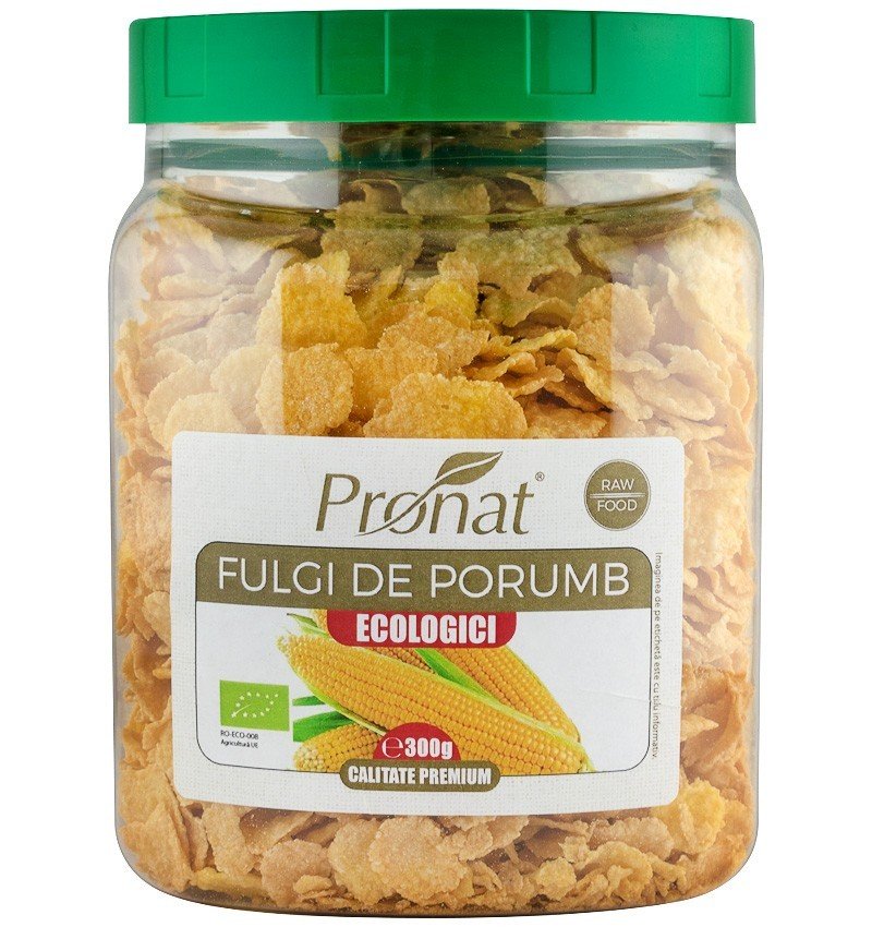 Fulgi de porumb bio, 300g