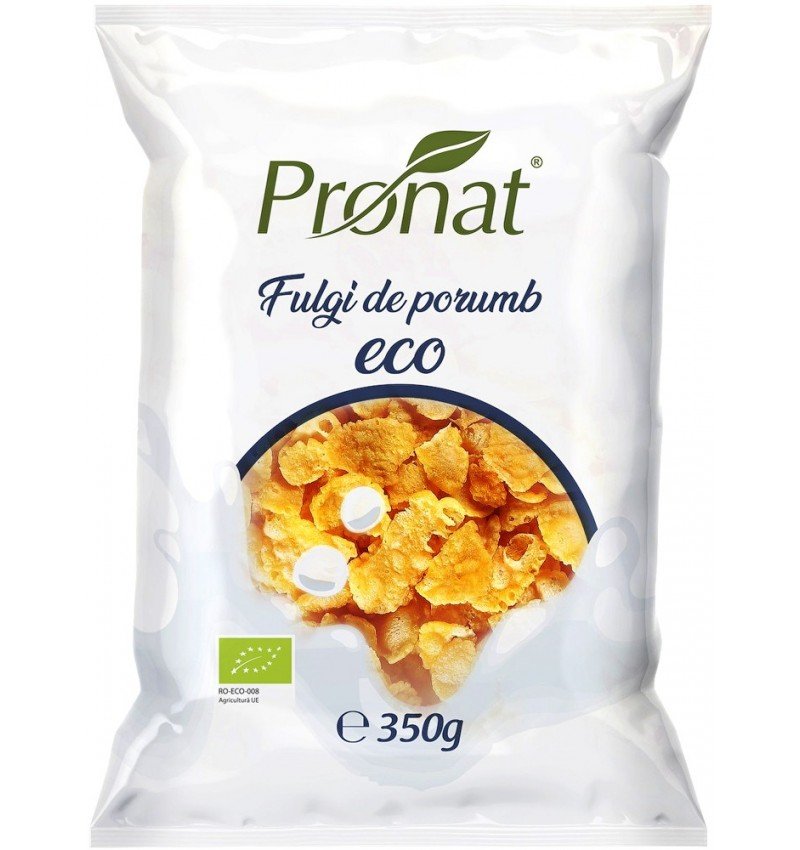 Fulgi de porumb bio, 350g