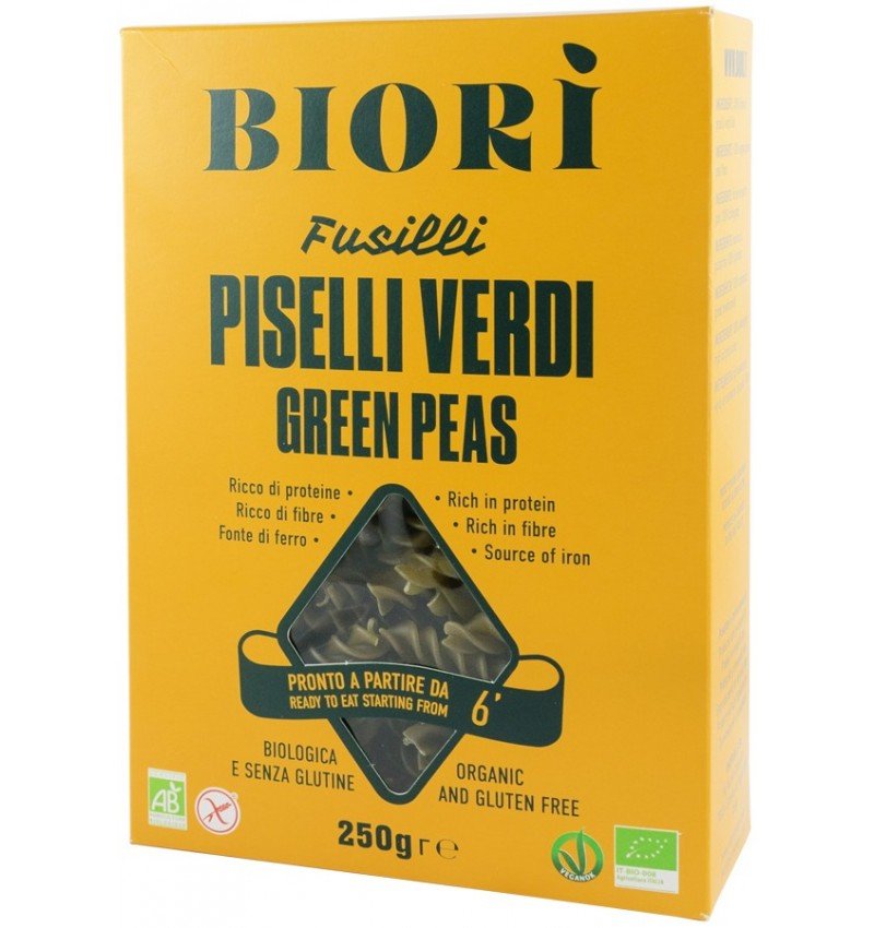 Fusilli bio din mazare 250g