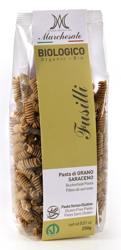 Fusilli din hrisca bio fara gluten