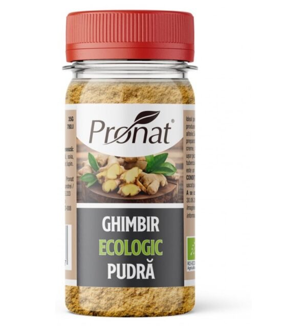 Ghimbir bio, macinat, (pudra) 35g