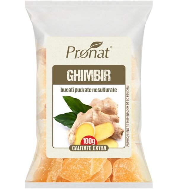 Ghimbir pudrat bucati, 100g