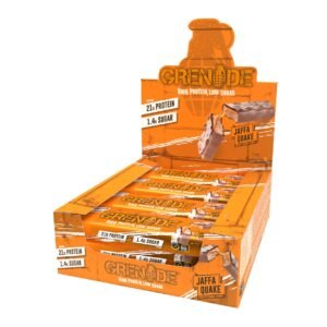 Grenade High Protein, Low Sugar Bar Jaffa Quake, Baton Proteic Cu Aroma De