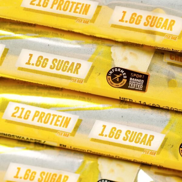 Grenade High Protein, Low Sugar Bar Lemon Cheesecake, Baton Proteic Cu Aroma De Cheesecake De Lamaie, 60 G - imagine 5