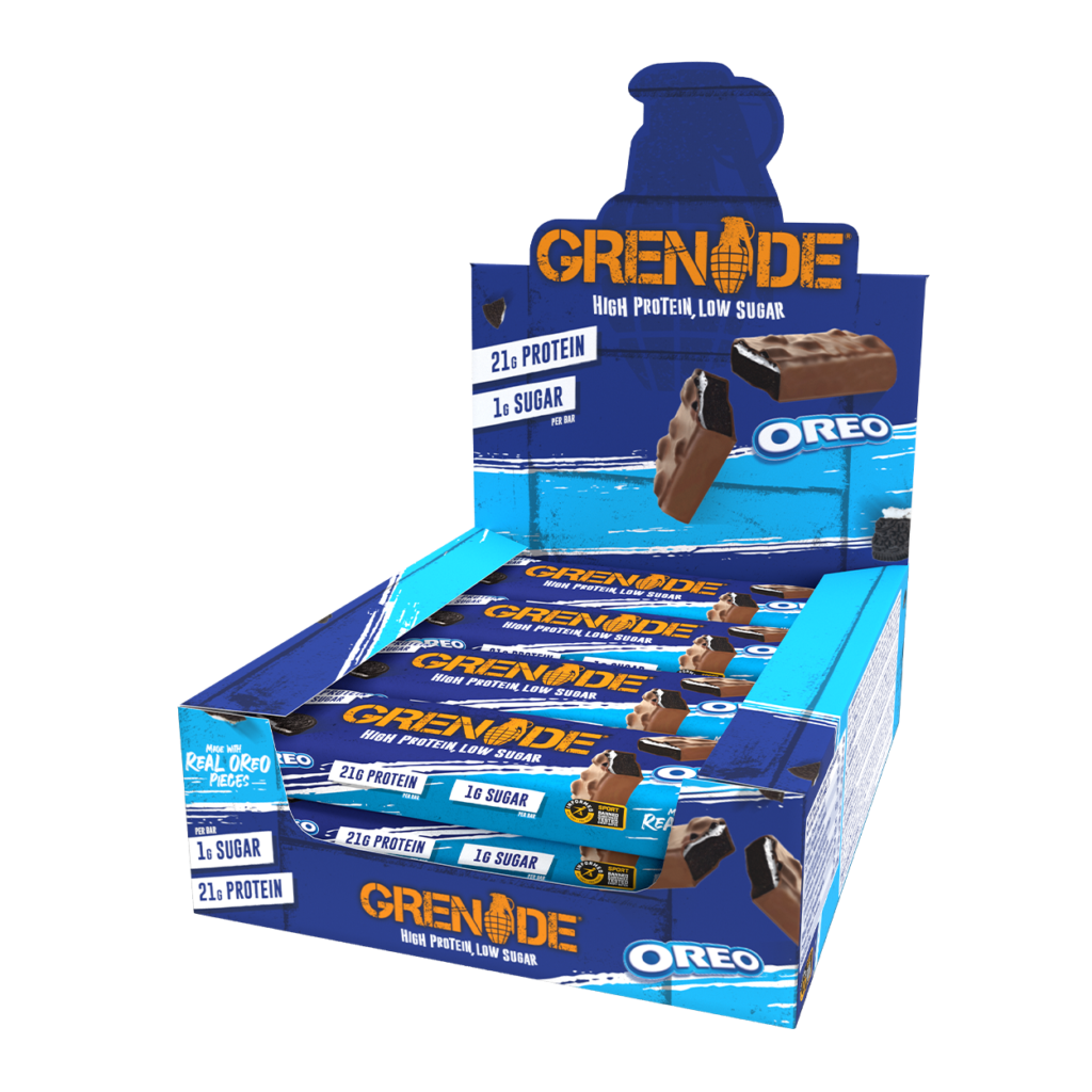 Grenade High Protein, Low Sugar Bar Oreo, Baton Proteic Cu Aroma De