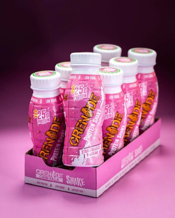 Grenade Protein Shake, Shake Proteic Rtd Cu Aroma De Capsuni, 330 Ml - imagine 4
