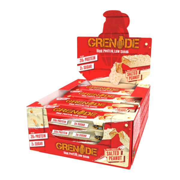 Grenade High Protein, Low Sugar Bar Salted Peanut, Baton Proteic Cu Aroma De Ciocolata