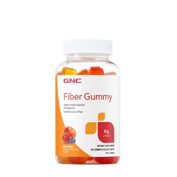Gnc Fiber Gummy, Jeleuri Cu Fibre Cu Aroma De Fructe