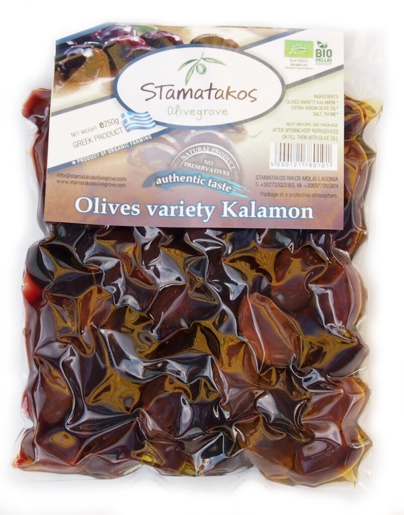 Masline Kalamata vidate bio 250g