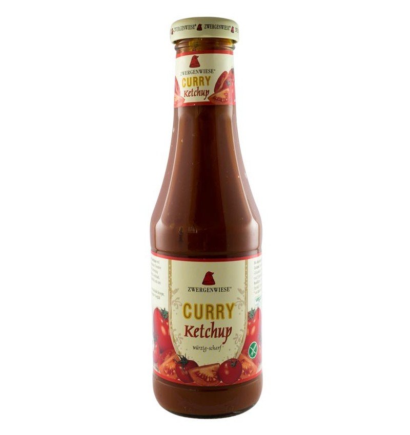 Ketchup bio curry, din piure de rosii,