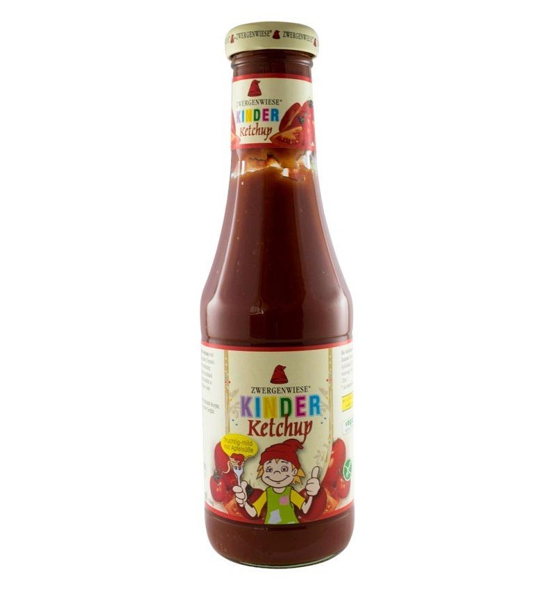 Ketchup bio pentru copii, din piure de rosii cu