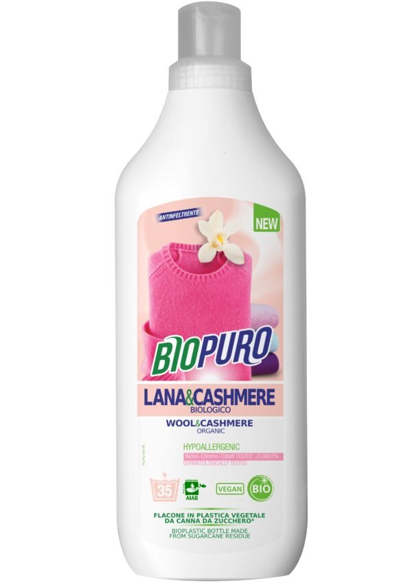 Detergent hipoalergen pentru lana, matase si casmir bio