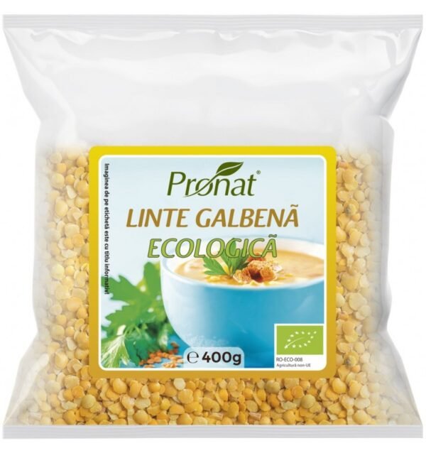 Linte galbena bio, 400g