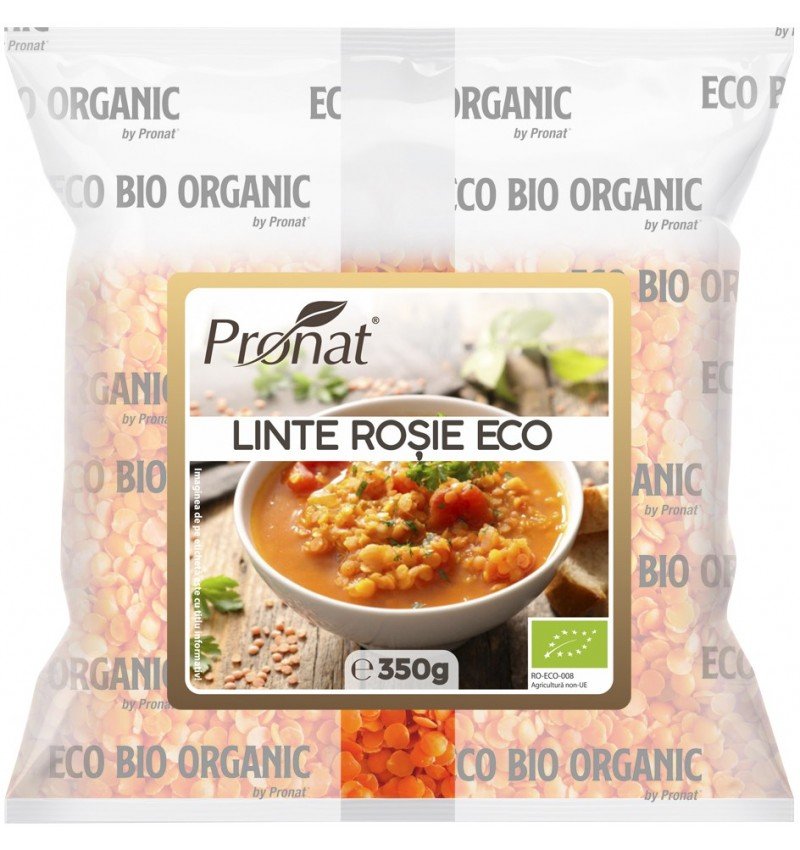 Linte rosie bio, 350g