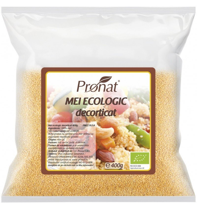 Mei bio decorticat, 400g