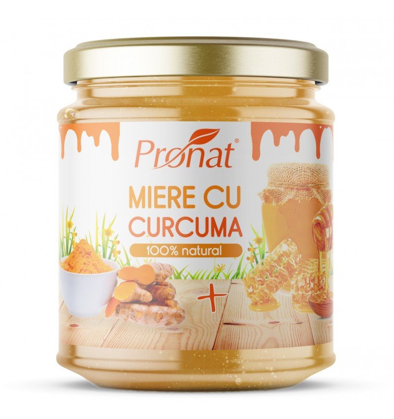 Miere cu curcuma, 220g