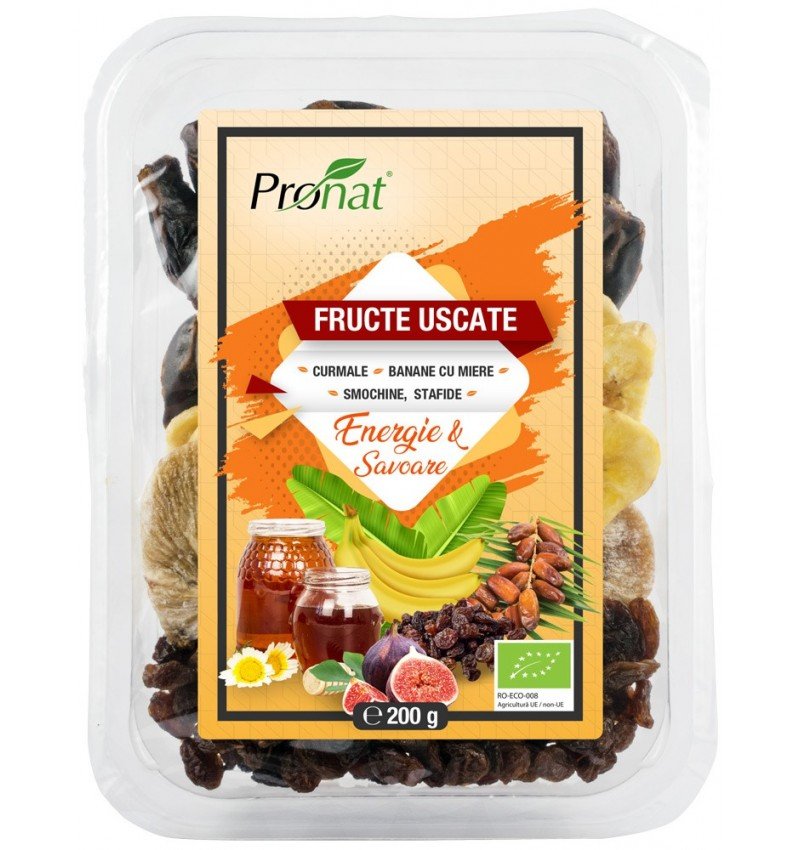 Mix bio de fructe uscate energie si