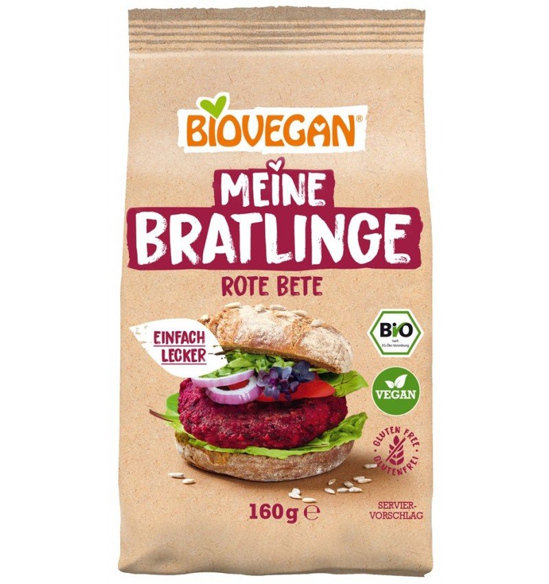 Mix bio pentru burger vegan cu sfecla