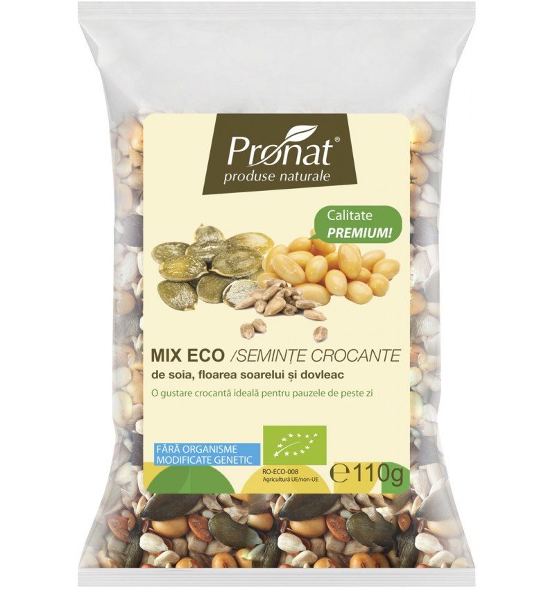 Mix seminte crocante bio, 110g