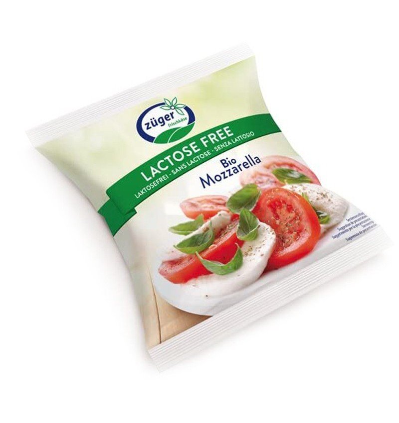 Mozzarella bio, fara lactoza, 100g