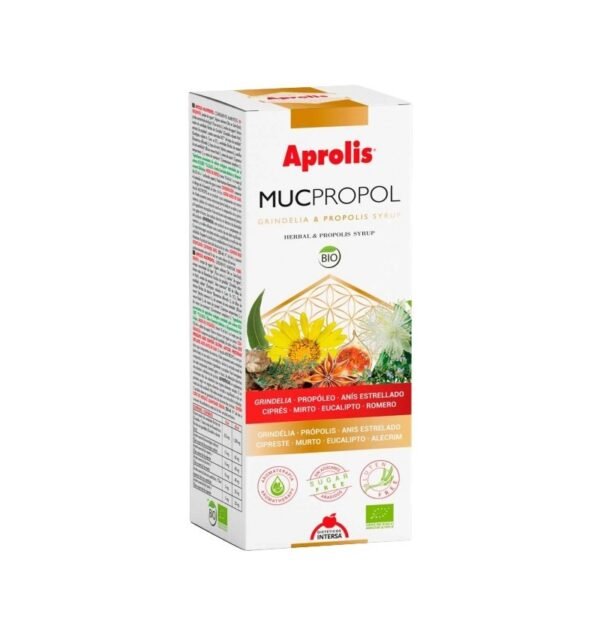 Mucpropol sirop bio de tuse cu propolis si