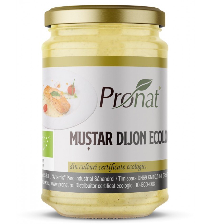 Mustar Dijon bio, 300g