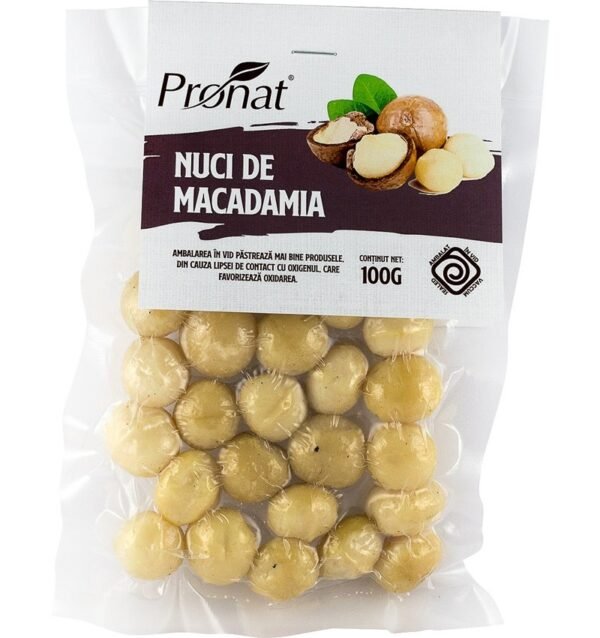 Nuci macadamia crude 100g