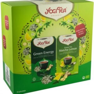 Oferta 1 x Ceai bio Energie Verde, 17 pliculete x 1.8g (30.6g) + 1x ceai bio matcha