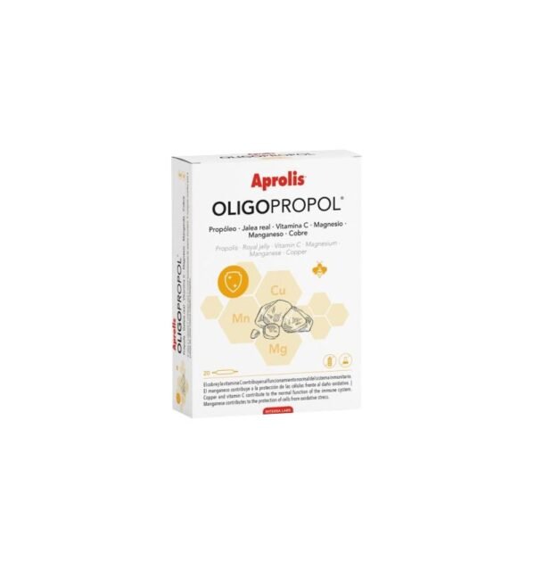 Oligopropol Propolis, laptisor de matca si vitamine, 20 fiole a