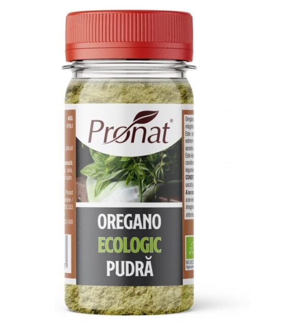 Oregano bio pudra, 40g