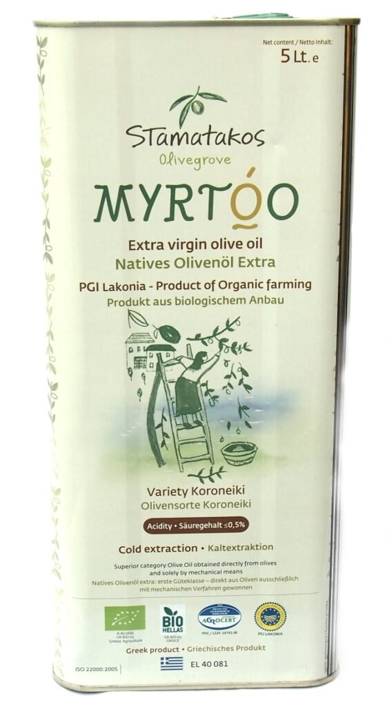 Ulei de masline extravirgin Myrtoo bio 5