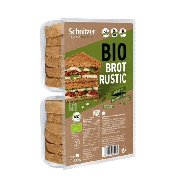 Paine bio neagra de toast, fara gluten,