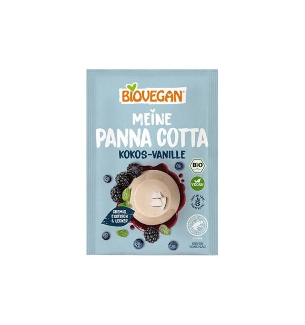 Panna cotta bio cu cocos si vanilie,