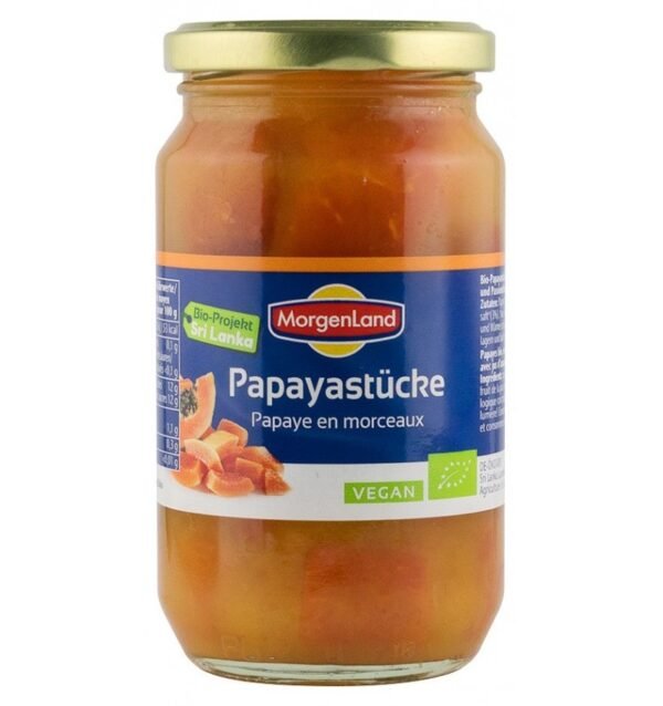 Papaya bio in suc de ananas,