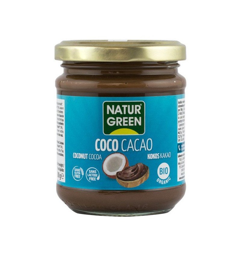 Pasta bio de cocos cu cacao, 200g