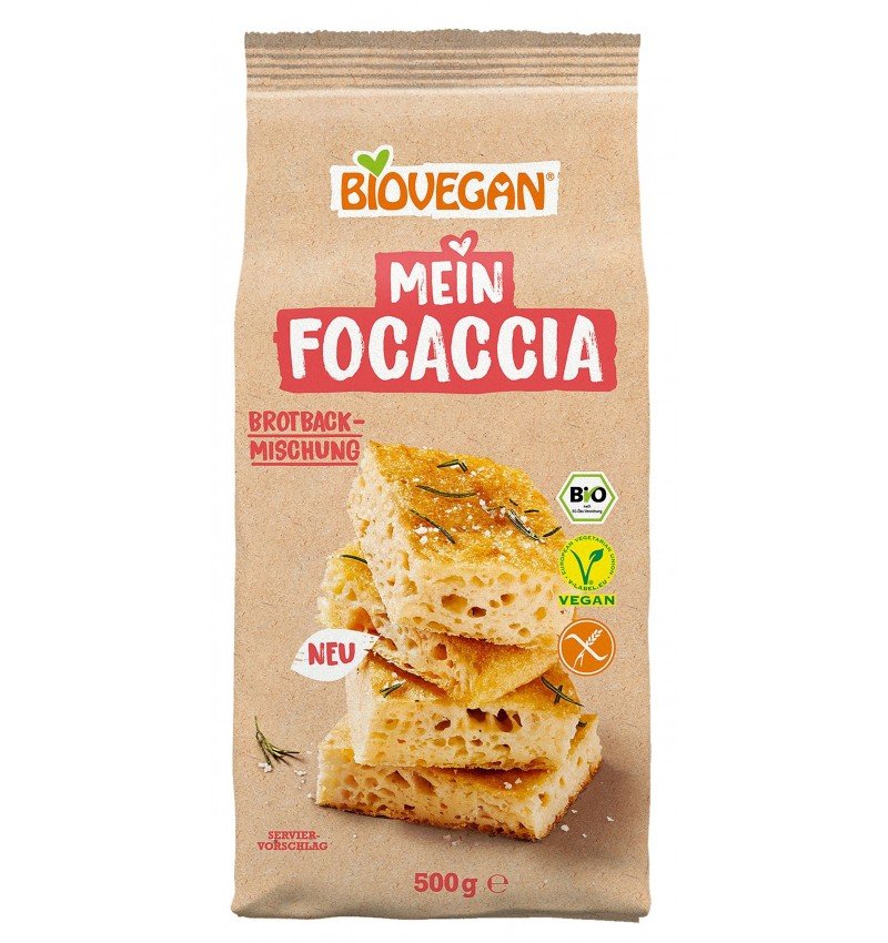 Premix bio pentru focaccia, fara gluten,