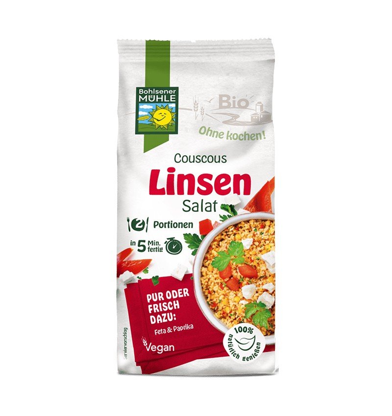 Premix bio salata de couscous cu linte,