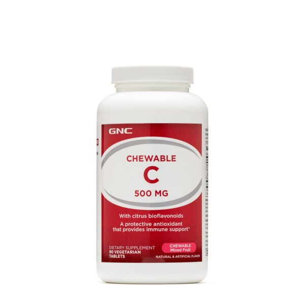 Gnc Chewable C 500 Mg, Vitamina C