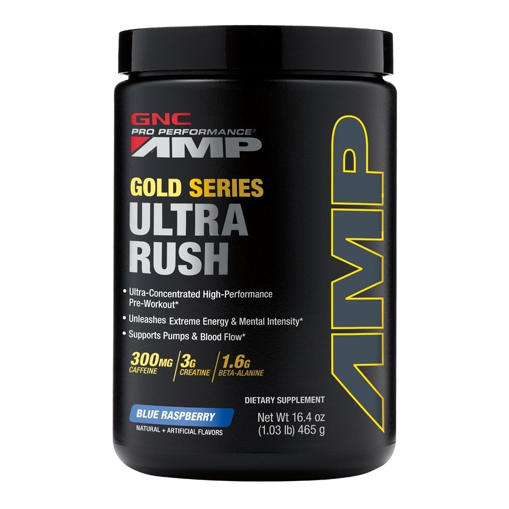 Gnc Pro Performance Amp Gold Series Ultra Rush, Pre-workout, Cu Aroma De