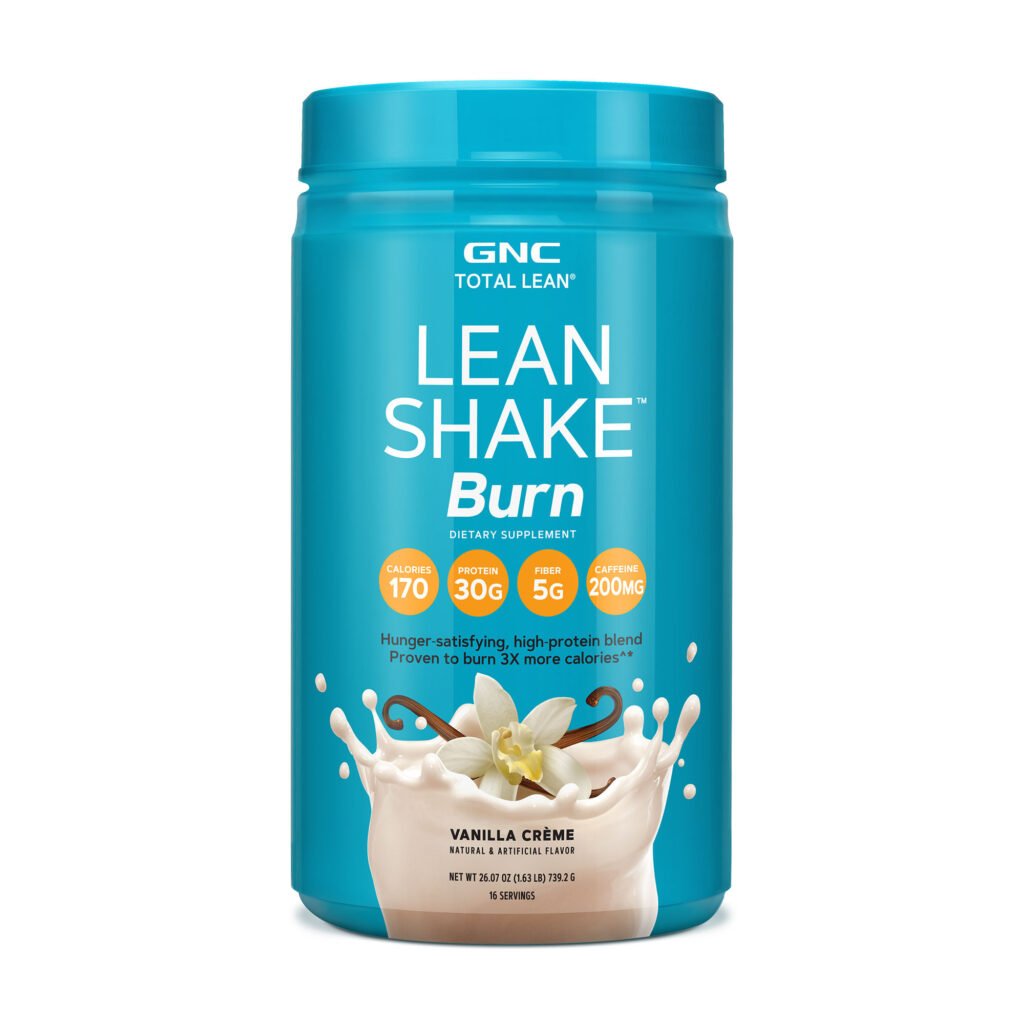 Gnc Total Lean Lean Shake Burn, Shake Proteic, Cu Aroma