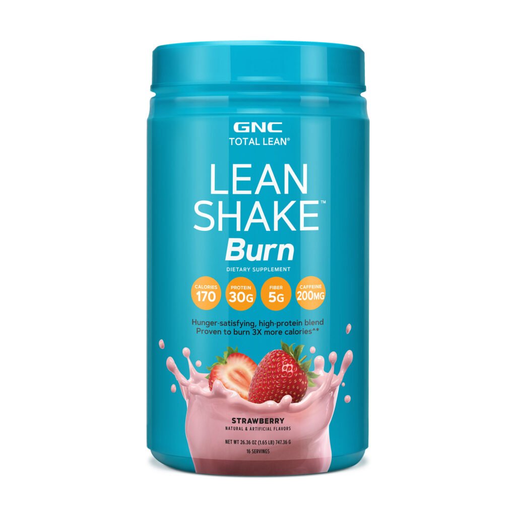 Gnc Total Lean Lean Shake Burn, Proteina Cu Amestec Termogenic, Cu Aroma