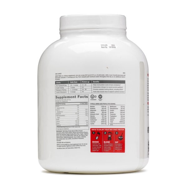 Gnc Pro Performance 100% Whey, Proteina Din Zer, Cu Aroma De Biscuiti Si Crema, 2195.2g - imagine 2