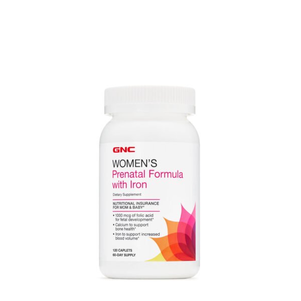 Gnc Women’s Prenatal Formula With Iron, Formula Prenatala Cu