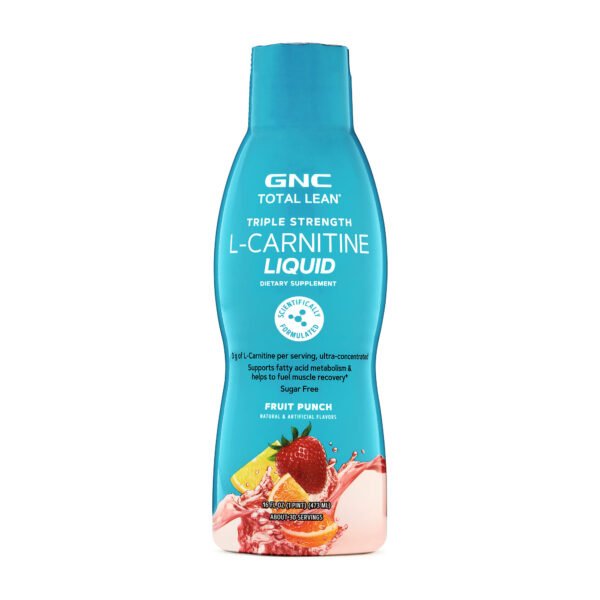 Gnc Total Lean Triple Strength L-carnitine Liquid, L-carnitina Lichida, Cu Aroma De